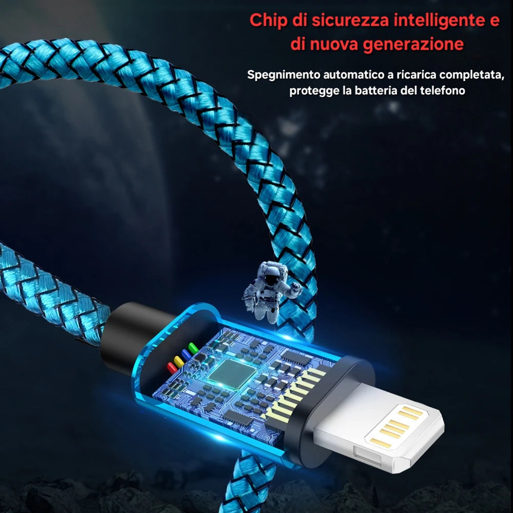Cavo Universale Musoro – Fast Charging per iPhone & Smartphone