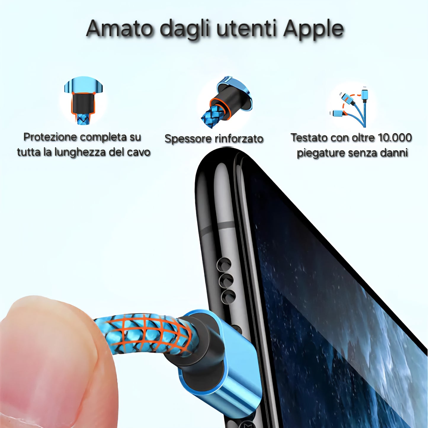 Cavo Universale Musoro – Fast Charging per iPhone & Smartphone